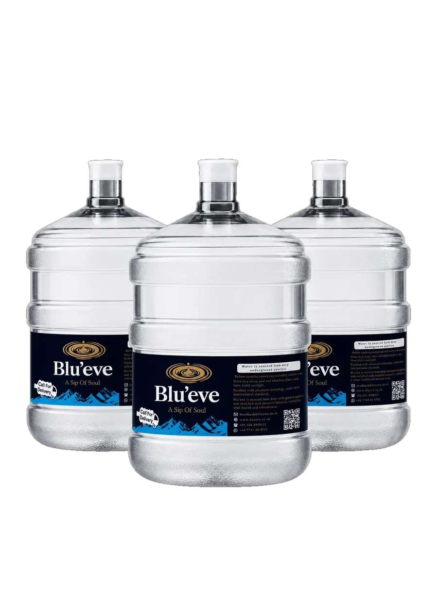 Blu'eve 19 litre mineral water dispenser bottles for home and office